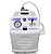 BOMBA VACUO ASPIRADORA S/ PEDESTAL  3,25L BIVOLT- NEVONI - Imagem 1