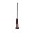 AGULHA HIPODERMICA 22G 25MM X 0,70MM - CX/100 - UNIQMED - Imagem 2