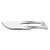 LAMINA BISTURI N10 DESCARTAVEL - AÇO CARBONO - CX/100 - UNIQMED - Imagem 2