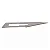 LAMINA BISTURI N11 DESCARTAVEL - AÇO CARBONO - CX/100 - UNIQMED - Imagem 2