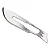 LAMINA BISTURI N21 DESCARTAVEL - AÇO CARBONO - CX/100 - UNIQMED - Imagem 3