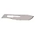 LAMINA BISTURI N22 DESCARTAVEL - AÇO CARBONO - CX/100 - UNIQMED - Imagem 2