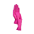 LUVA DE PROCEDIMENTO NITRILICA PINK G - CX/100 - SUPERMAX - Imagem 1