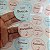 120 Adesivos Personalizados 5x5cm Etiqueta Adesiva Rótulo Adesivo 120 unidades - Imagem 1