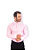 Camisa Social Masculina - Rosa Bebê - Imagem 1