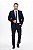 Terno Slim Masculino - Marinho Xadrez OC2222 - Imagem 3