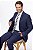 Terno Slim Masculino - Blue Mesclado OC2222 - Imagem 5