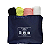 Kit Organizador de Bagagem Santino 6 peças Azul marinho - Imagem 4