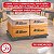Capa protetor de Pallet em TNT 20 gramas Aradesc 1,40 x 1,15 x 0,20 m 10 pçs Branco - Imagem 1