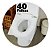 40 Protetor de Papel Descartavel Para assento sanitário COM DISPLAY DE PAPEL - Imagem 1
