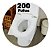 200 Protetor de Papel Descartável Para assento sanitário COM DISPLAY DE PAPEL - Imagem 1