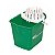 Conjunto Mopinho Bralimpia VERDE Limpeza De Pisos 12l esponj - Imagem 3
