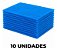 10 Fibras Limpeza Media Azul Não Risca Enova Lar 10 X 13cm - Imagem 1