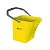 Balde Bralimpia 15 L Polipropileno C/alca Reforçado AMARELO - Imagem 2