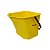 Balde Bralimpia 15 L Polipropileno C/alca Reforçado AMARELO - Imagem 3