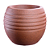 TERRANO VASO CANELA CAFÉ 24CM - Imagem 3