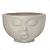Vaso Para Planta Face Rosto Menina N13 Nutriplan Cimento - Imagem 1