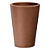 Vaso Riscatto Cônico 72 Cor Ferrugem Nutriplan 96L - Imagem 2