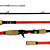 LUMIS VARA INVOKADA PRO RED  1,73M 8-20lb INTEIRA - Imagem 2
