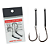 ALBATROZ ANZOL SUPORTE HOOK SIMPLES LIVE BAIT 1/0 2UN - Imagem 1
