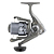 ALBATROZ MOLINETE MP40 ANTIREVERSO COM LINHA PRATA FUMÊ 40MM - Imagem 3