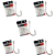 ALBATROZ KIT 5 CARTELAS ANZOL FARPA 4330 NIQ N.2 25UN - Imagem 2