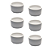INJETFOUR KIT 6UN POTE FARINHADA BRANCO 70ML CADA - Imagem 1