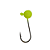 CHUMBADA ANZOL JIG HEAD 3/0 90° ESFERICA 2G AMARELO - Imagem 1