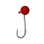 CHUMBADA ANZOL JIG HEAD 3/0 90° ESFERICA 5G VERMELHO - Imagem 1
