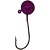 CHUMBADA ANZOL JIG HEAD 60° 3/0 ESFÉRICO 25G VIOLETA - Imagem 3