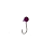 CHUMBADA ANZOL JIG HEAD 1/0 90° FACETADA 10G VIOLETA - Imagem 3