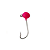CHUMBADA ANZOL JIG HEAD 3/0 90° FACETADA 12G ROSA - Imagem 2