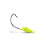 CHUMBADA ANZOL JIG HEAD 3/0  BANANINHA 9G AMARELA - Imagem 1