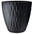 NUTRIPLAN VASO INFINITY REDONDO 22 PRETO - Imagem 4