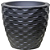 NUTRIPLAN VASO ELO REDONDO 22 PRETO - Imagem 1