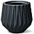 NUTRIPLAN VASO ORIGAMI REDONDO 22 PRETO - Imagem 2