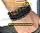 KIT ATITUDE PARA / TRIO DE PULSEIRAS-HEMATITA-VULCANICA-OLHO DE TIGRE- Resiliencia, força, coragem, atitude e proteção. - Imagem 1