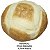 Pão Artificial Para Santa Ceia ou Decoração Italiano G 21cm Diâmetro - Imagem 1