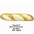 Pão Artificial Para Santa Ceia ou Decoração Baguette P - Imagem 1