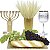 Kit Arranjo Santa Ceia Uvas Pão Taça 290ml Candelabro 16,5cm Bandeja Retangular Vaso e Trigo - Imagem 1