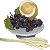 Kit Arranjo Santa Ceia Pequeno Bandeja Pedestal 20cm Pão Italiano P Uva e Trigo - Imagem 4