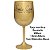 1 Taça 290ml Transparente ou Dourada Para Decoração Santa Ceia - Imagem 2