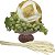Kit Arranjo Santa Ceia Bandeja Luxo Degrade Pão Italiano M Uvas Trigo - Imagem 1