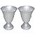Kit 2 Vasos Real Para Decoração De Festa 20cm Altura Cores Escuras - Imagem 12