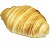 Croissant Grande Artificial Para Decoração de Vitrines - Imagem 1