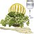 Kit Arranjo Santa Ceia Bandeja Pedestal 23cm Pão Médio Uvas e Trigo - Imagem 2