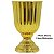 Kit Decoração Ceia Candelabro Grande Arca 15cm Vaso Dourado Metalizado Bandejas Douradas - Imagem 8