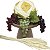 Kit Arranjo Santa Ceia Bandeja 28cm Pão Italiano G 3 Uvas 24cm - Imagem 2