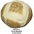 Kit Arranjo Santa Ceia Bandeja 28cm Pão Italiano G 3 Uvas 24cm - Imagem 5