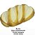 Kit Arranjo 3 Pães Médios 4 Uvas 24cm Para Decoração - Imagem 3